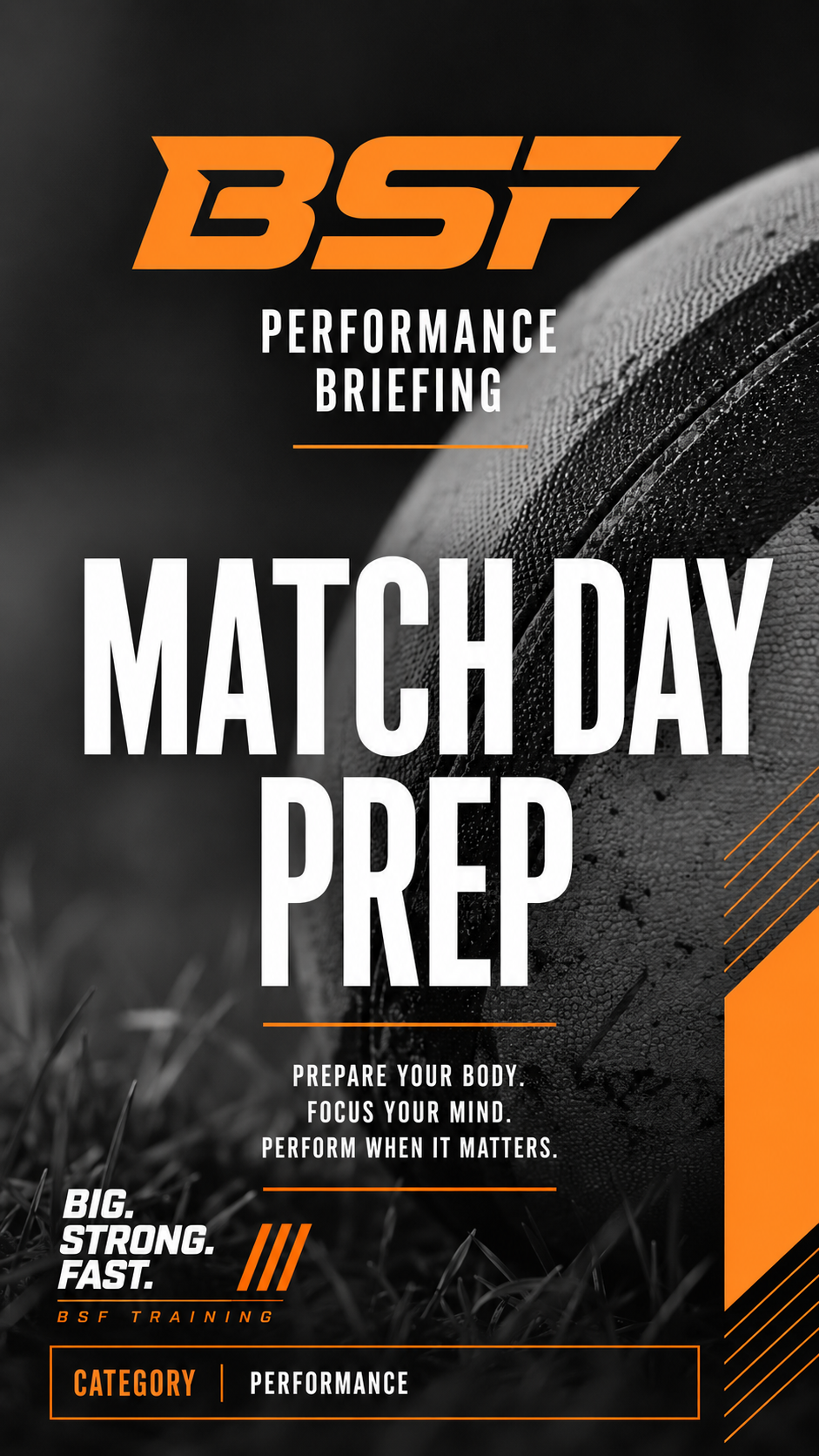 COACH PRESENTATION - MATCH DAY PREP